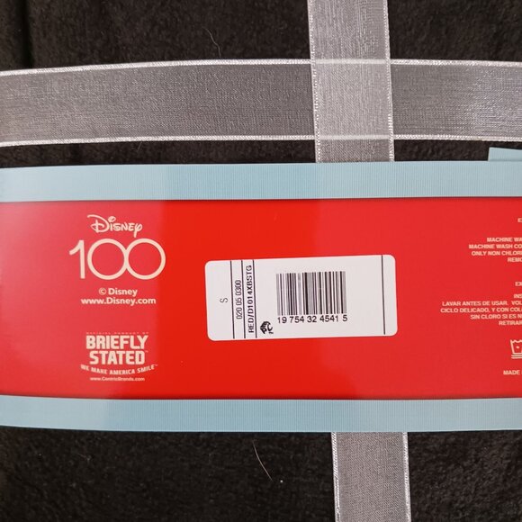 NEW Disney 100 Mickey Hooded Adult Zippered Onsie, Red & Black Checkered Size S - Picture 7 of 9